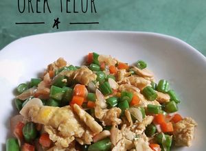 Foto resep Cah Buncis Orek Telur