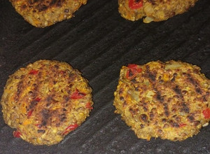 Una foto de Hamburguesas de lenteja