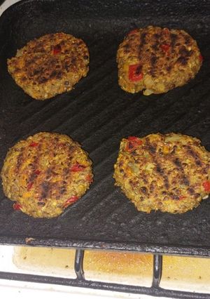 Una foto de Hamburguesas de lenteja