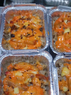 Foto resep Salmon-Tuna Mentai Rice