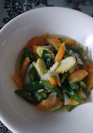 Foto resep Tumis buncis jagung muda