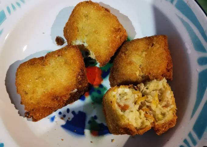 Nugget tahu ayam sayuran