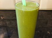 A picture of green smoothie