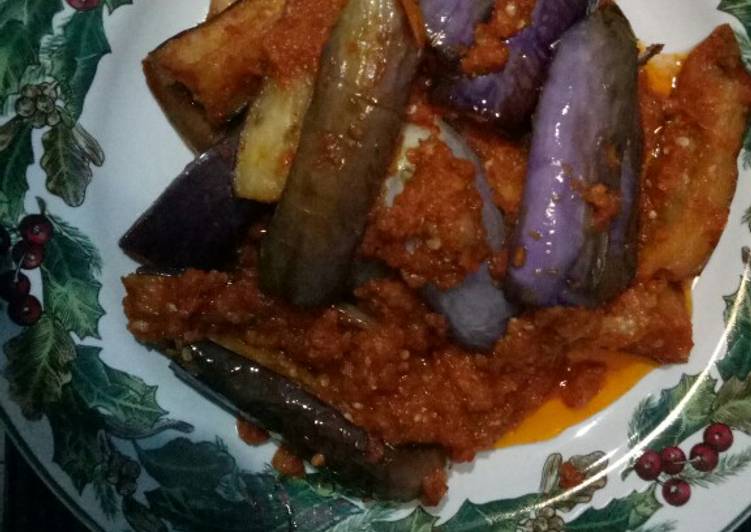 Terong balado pedas manis