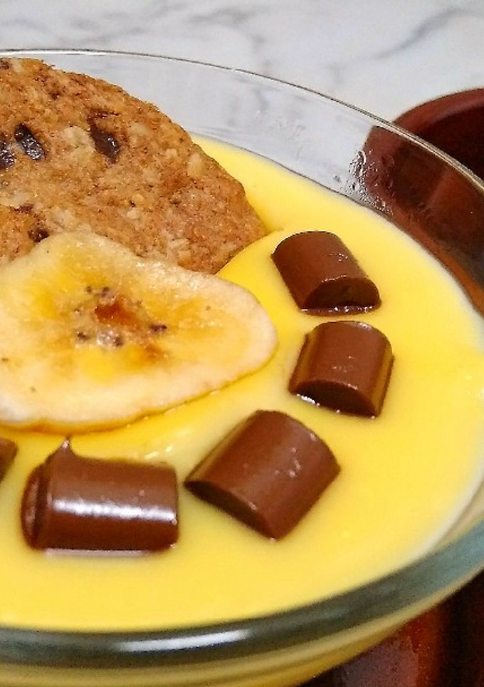 Una foto de Natillas con cookies