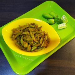 A picture of Kundru ki Sabji / Ivy gourd Sabji (Gujarati style).