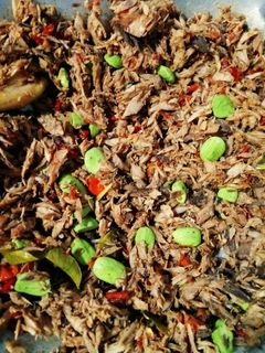 Foto resep Suwir tongkol pete