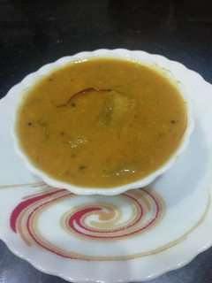 A picture of Udupi Style Sambhar.