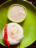Barnyard rice and peanut, potato curry for fast recipe