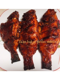 Foto resep Ikan bakar pedas manis