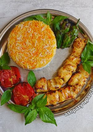 عکسی از دستور جوجه کباب با شیر 🌸