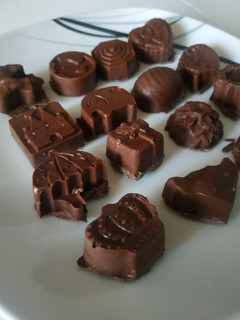 Una foto de Bombones de chocolate
