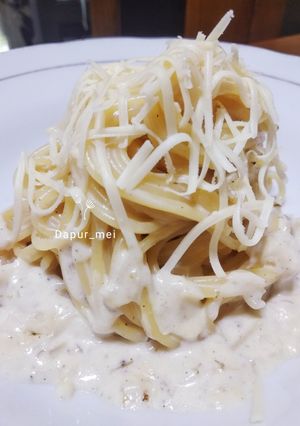 Foto resep Spaghetti carbonara simpel