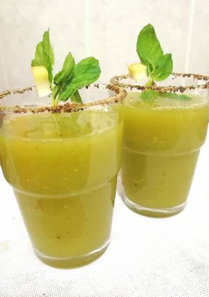 A picture of Instant raw mango juice.