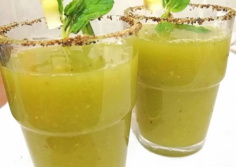 Steps to Make Homemade Instant raw mango juice
