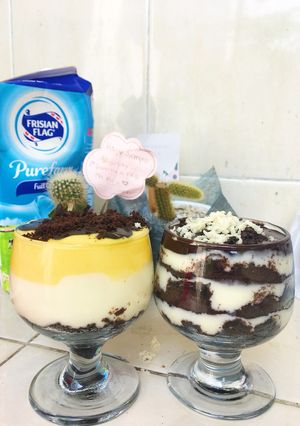 Foto resep Oreo mango cheesecake