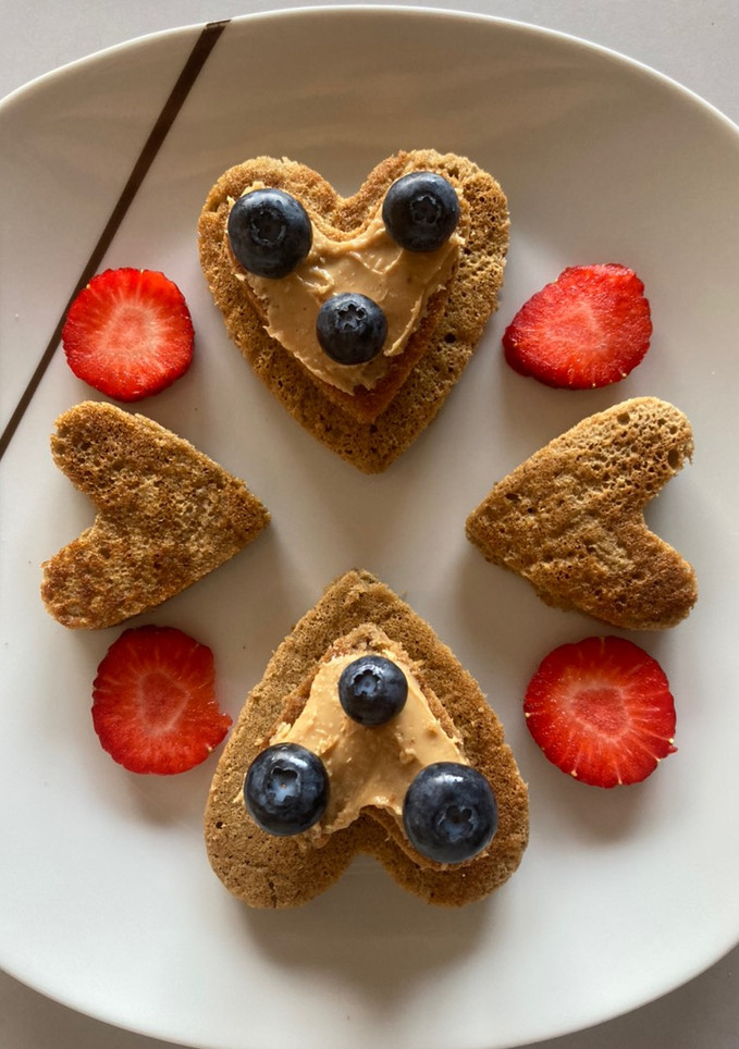 Una foto de Tortitas de avena y plátano