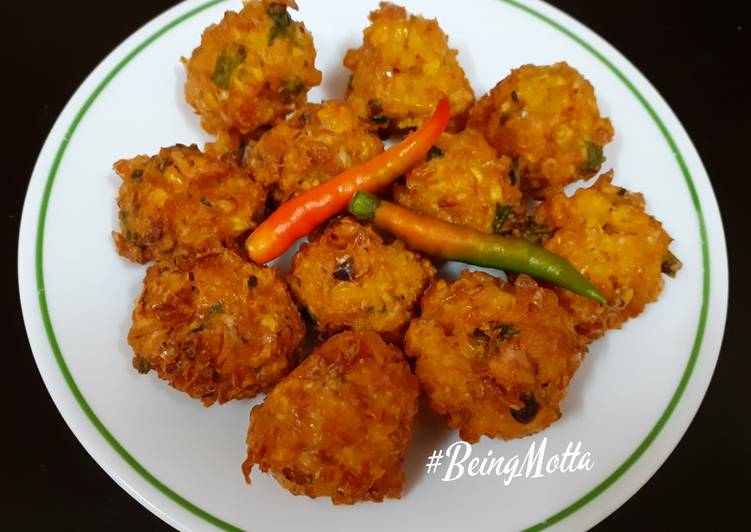 Steps to Make Homemade Corn Pakoras