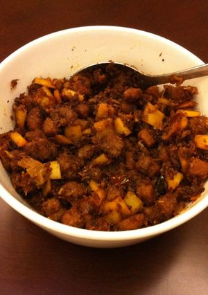 A picture of Dry Fry Beef.