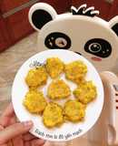 Bánh tôm bí đỏ yến mạch