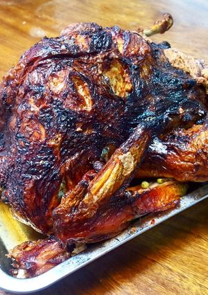 Una foto de Pavo relleno al horno peruano para Navidad 🥂