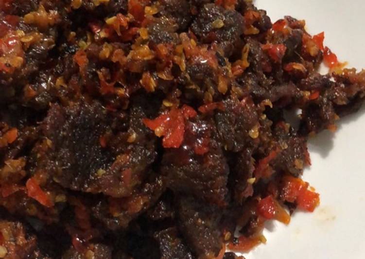 Dendeng Balado Kering