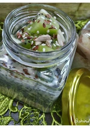 Foto resep "Kiwi Yoghurt Overnight Oatmeal In Jar"