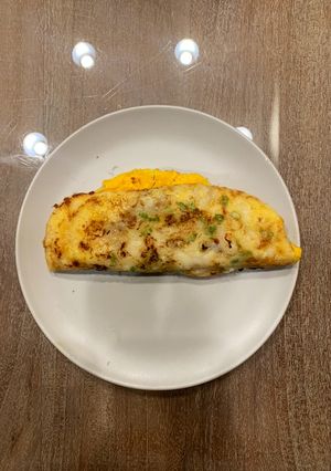 粉漿蛋餅 的食譜成品照片