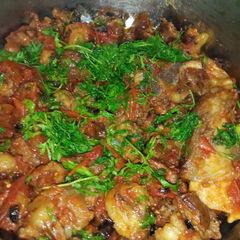 A picture of Goat stew.