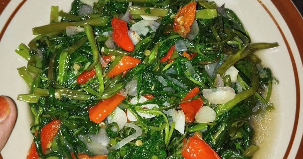 Resep Tumis Kangkung Sederhana Oleh Widjie Astuti Cookpad