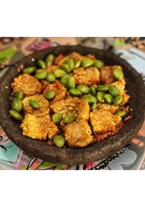 Foto resep Tempe Penyet Pete