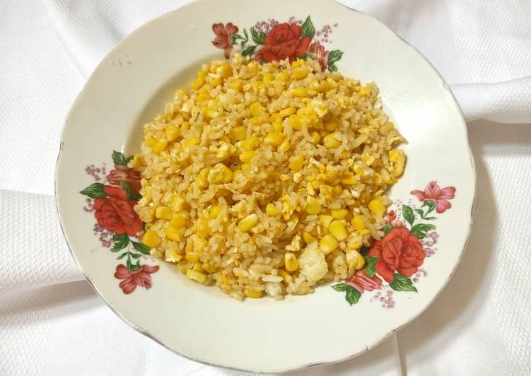 64. Nasi goreng jagung (corn rice with butter)