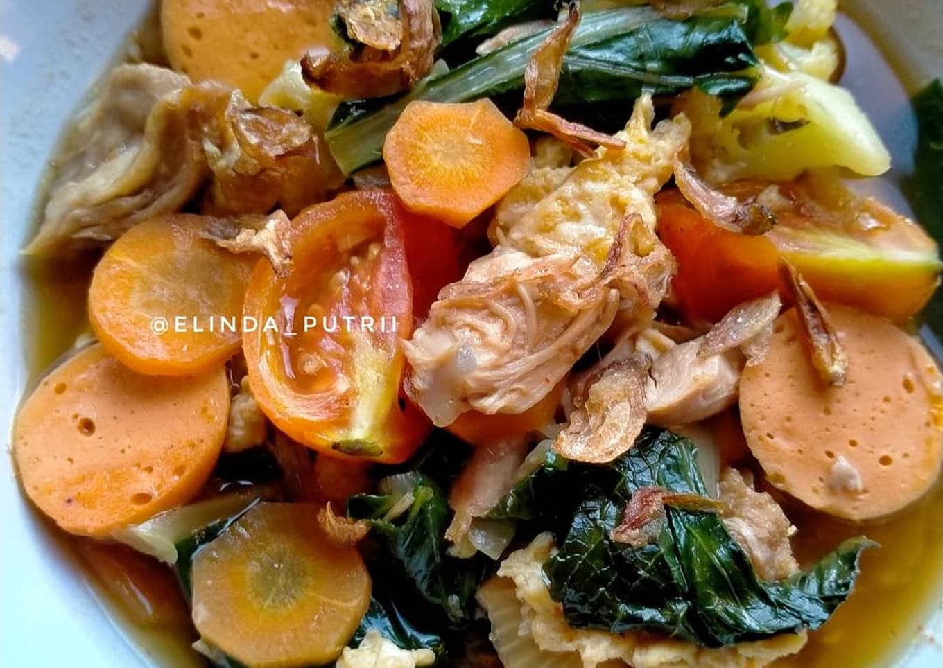Capcay Sayur Sederhana