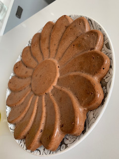 Una foto de Bizcocho chocolate fit sano, rico y rápido
