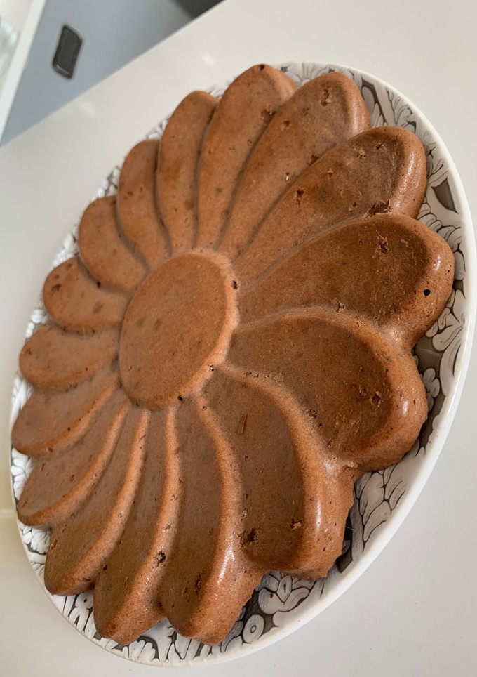 Una foto de Bizcocho chocolate fit sano, rico y rápido