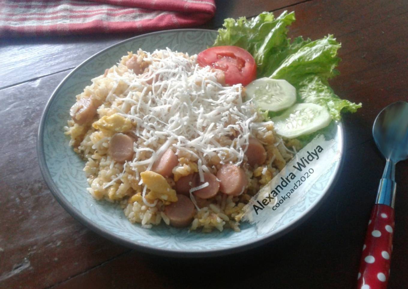 Nasi Goreng Sosis Keju