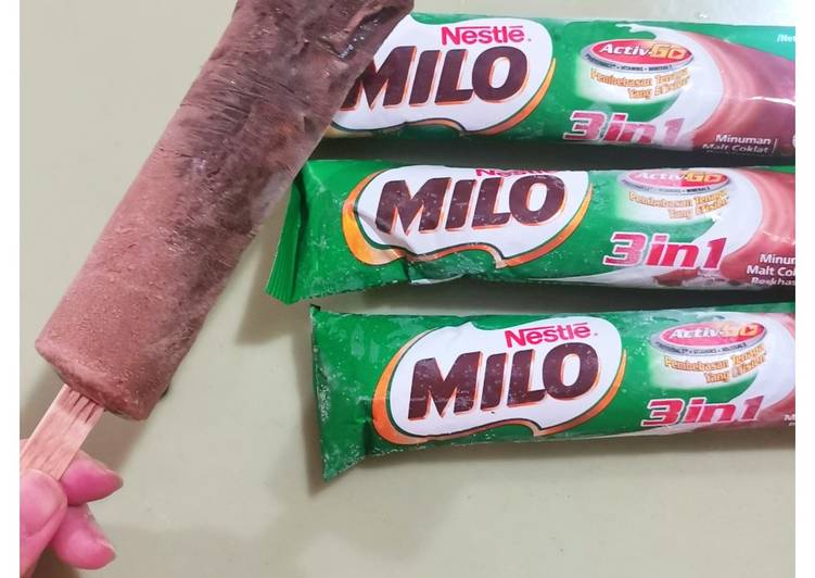 Es Krim Coklat Milo