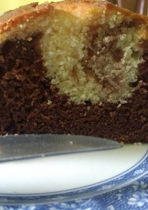 Una foto de Budín marmolado