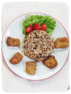 Foto resep Nasi Goreng Oncom Bumbu Rendang