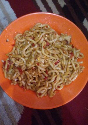 Foto resep Udon goreng ala rumahan