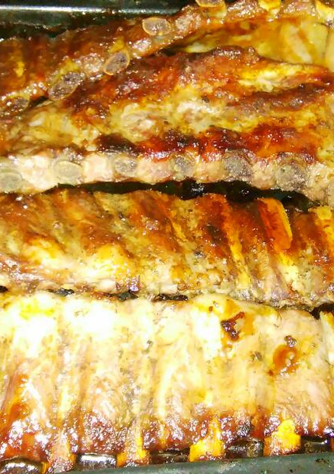 Una foto de Costillitas de cerdo a la barbacoa