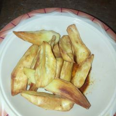 A picture of Fried sweet potatoes.