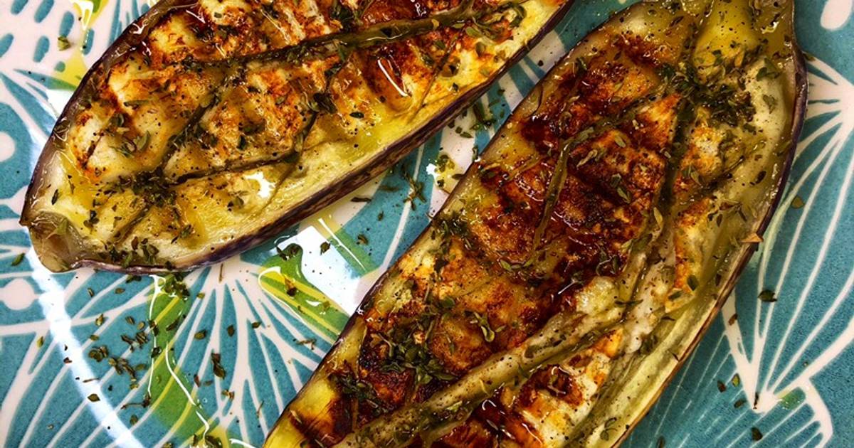 Berenjenas al grill de Lékué en microondas Receta de Dos Rombos en la ...