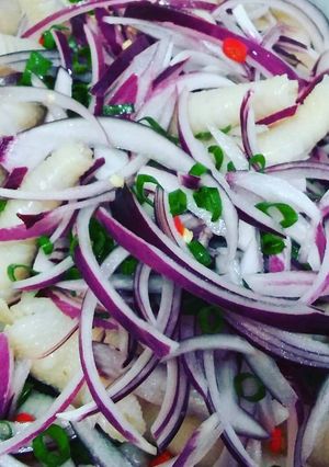Foto resep Cold sour spicy chicken feet aka salad ceker