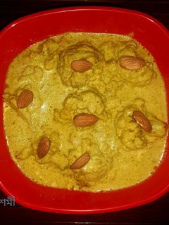 ফুলকপির শাহী কোর্মা (folkopir shahi korma recipe in Bengali) রেসিপির প্রধান ছবি