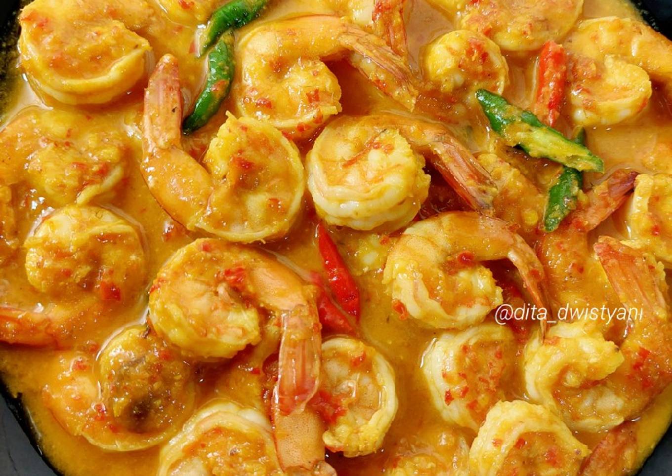 Udang bumbu rujak