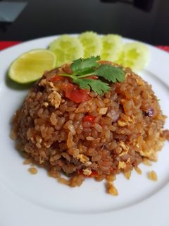 รูปของ ข้าวผัดปลาเค็มเส้นบุก