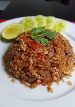 รูปของ ข้าวผัดปลาเค็มเส้นบุก