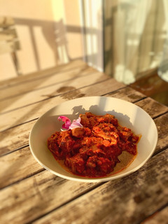 Una foto de Magro con tomate en olla de cocción lenta 🌸