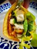Dürüm kebab casero de pollo